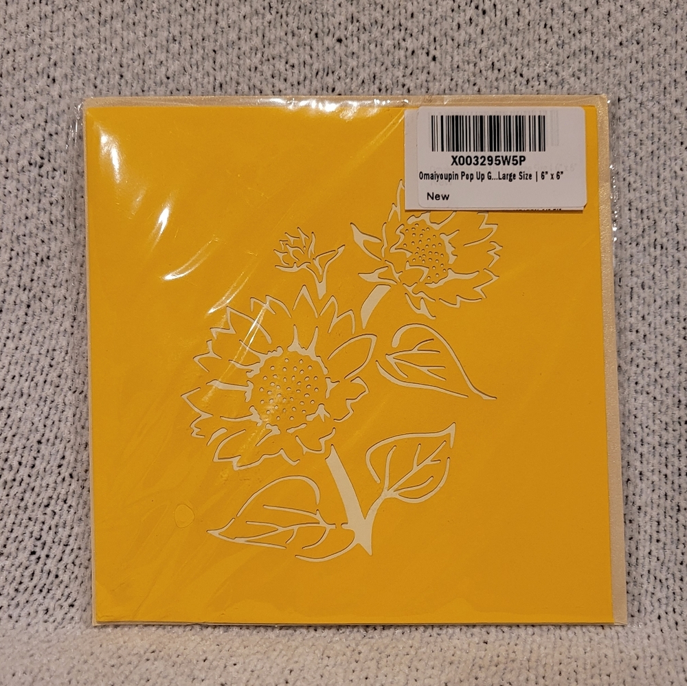 Pop Up Sunflower Card